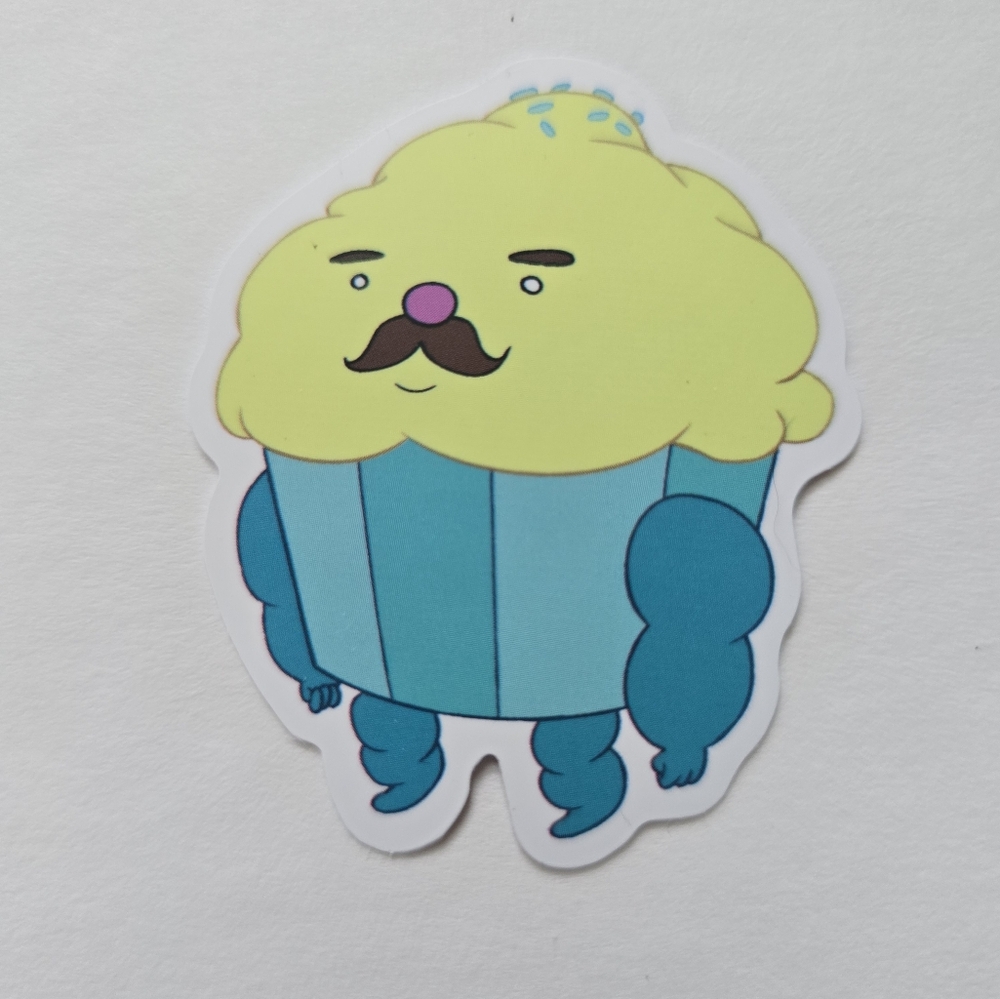 10/$10  Mr Cupcake Cupcake Sticker